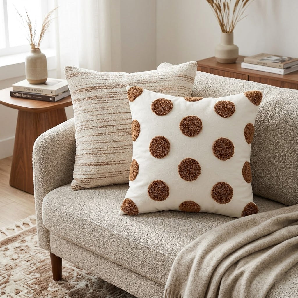 Nordic Tufted Throw Pillow Cover