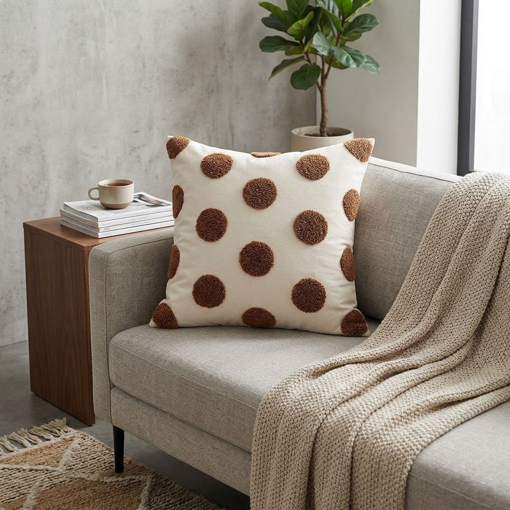 Nordic Tufted Throw Pillow Cover