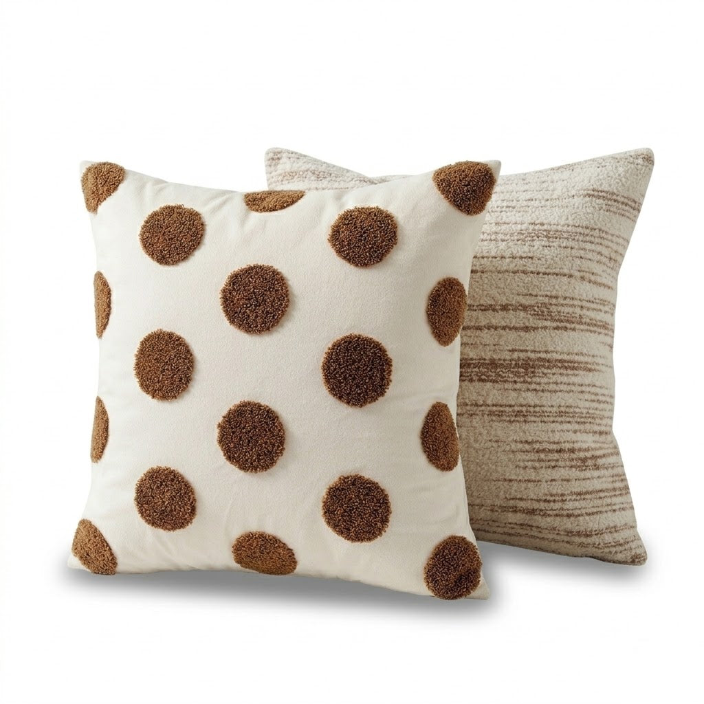 Nordic Tufted Throw Pillow Cover